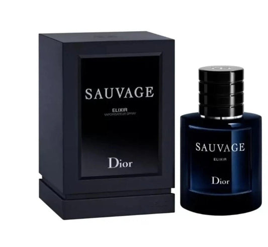 Dior Sauvage Elixir Parfum Spray for Men 3.4 oz – Intense Luxury Fragrance