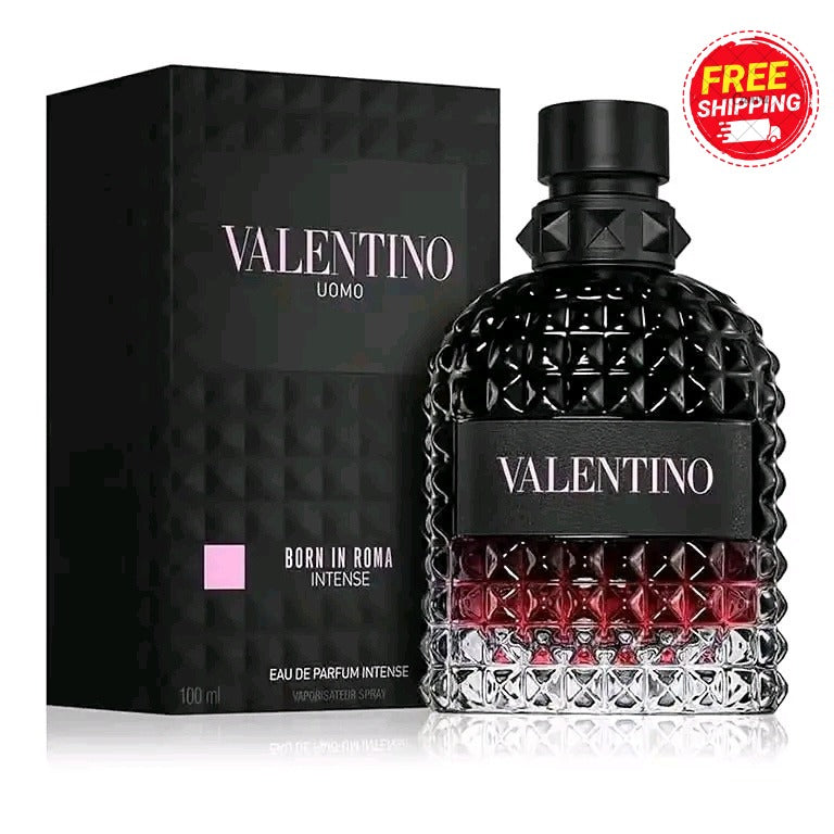 Valentino UOMO Born in Roma Intense 3.4 oz 100 ml Eau De Parfum Spray Men New