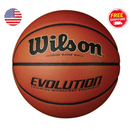 Wilson Evolution Indoor Basketball – Official Size Game Ball