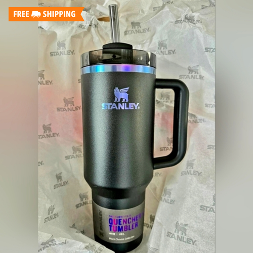 New STANLEY Black Chroma 40 Oz Quencher Tumbler H2.0 FlowState