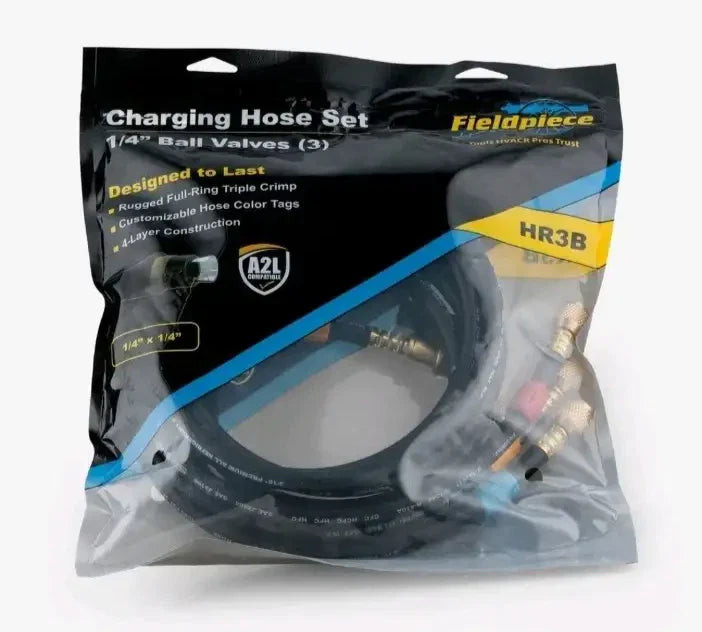 Fieldpiece HR3B Ball Valve Refrigerant Hose